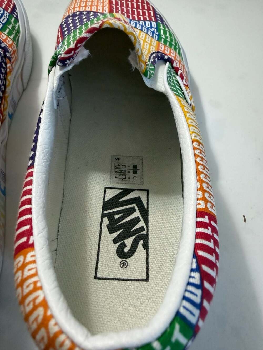 Vans Classic Slip-On Pride Rainbow LGBTQ+ Casual Sneakers - Picture 5 of 7